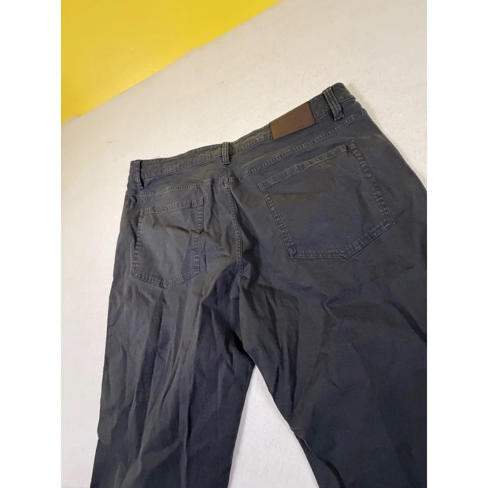 Linksoul Ellis Mens Charcoal Gray Straight Leg 5-Pocket Golf Pants 36S